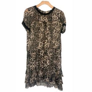 Sheer silk animal print Isabel Marant Dress